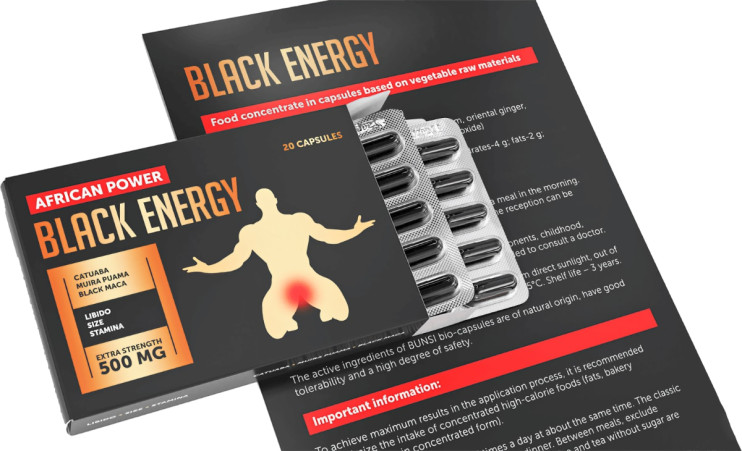 Африканская виагра Black Energy в Нижнем Новгороде