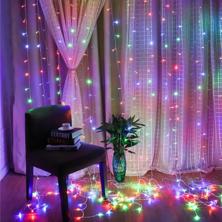 Гирлянда-штора в Череповеце в Череповеце