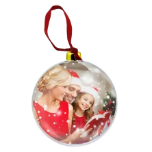 Комплект новогодних шаров с фото