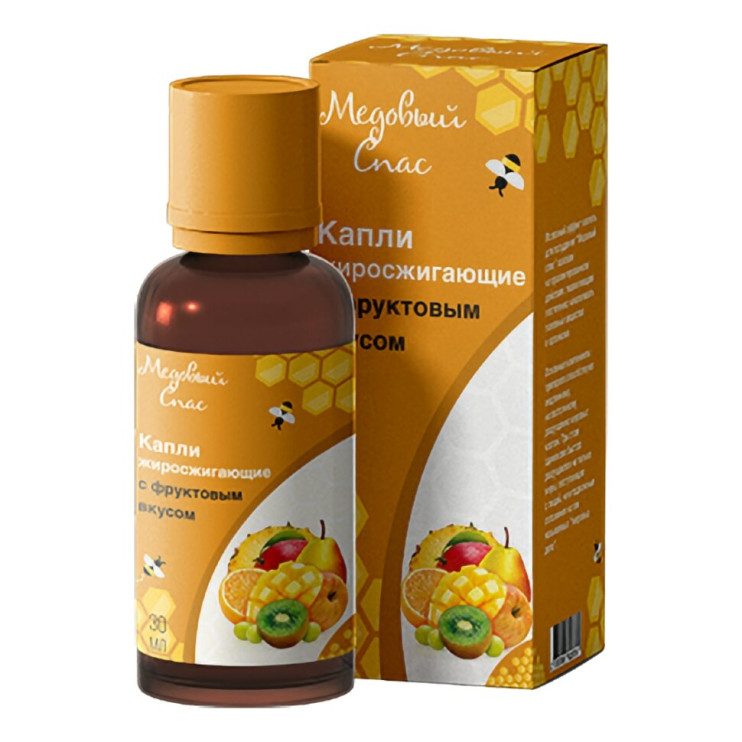 Капли Медовый Спас жиросжигающие в Новосибирске
